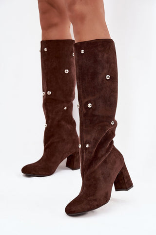  Laarzen met hoge hakken model 219863 Step in style 