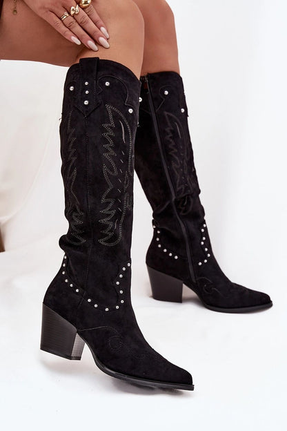  Laarzen met hoge hakken model 219859 Step in style 