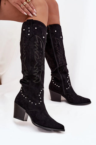  Laarzen met hoge hakken model 219859 Step in style 