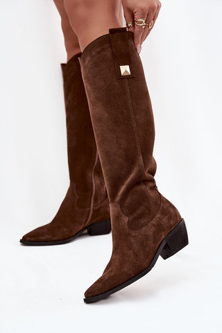  Laarzen met hoge hakken model 220208 Step in style 