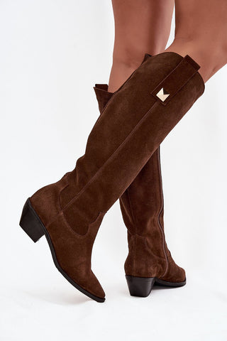  Laarzen met hoge hakken model 220208 Step in style 