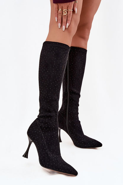  Laarzen met hoge hakken model 220213 Step in style 