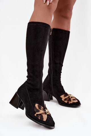  Laarzen met hoge hakken model 220214 Step in style 