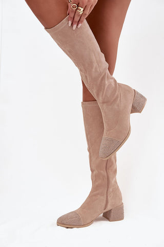  Laarzen met hoge hakken model 220221 Step in style 
