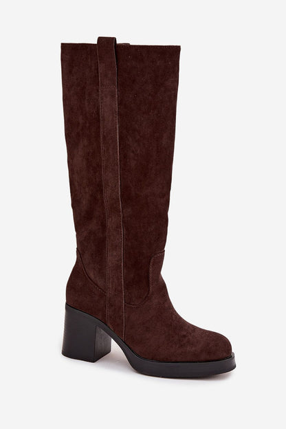  Laarzen met hoge hakken model 220223 Step in style 