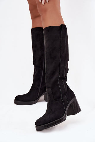  Laarzen met hoge hakken model 220224 Step in style 