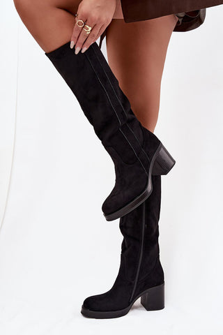  Laarzen met hoge hakken model 220224 Step in style 