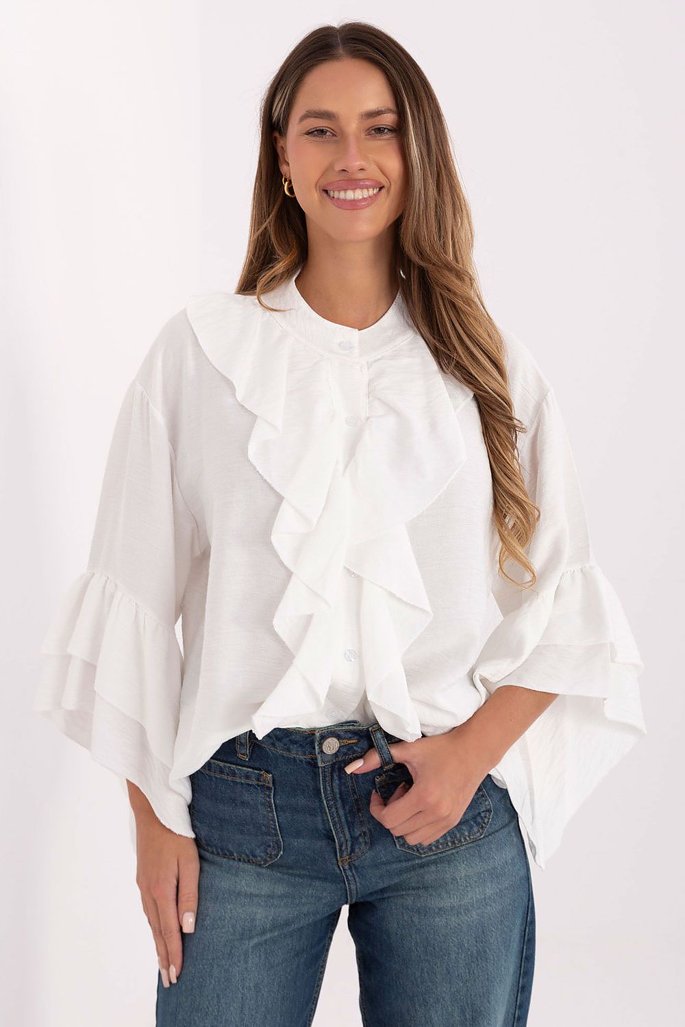  Overhemd met lange mouwen model 220229 Rue Paris 