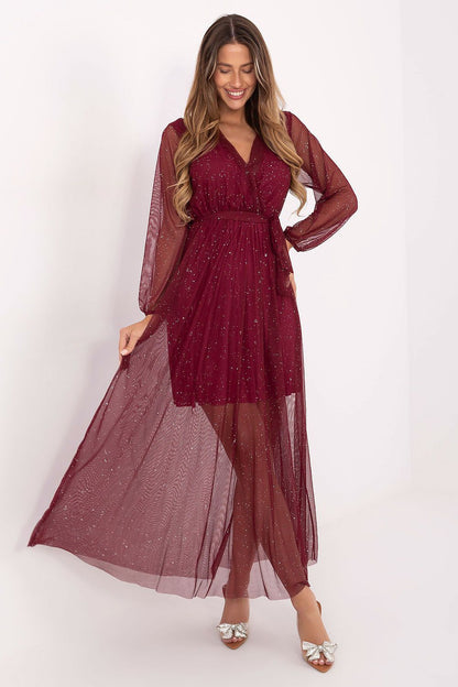  Lange jurk model 220291 Italy Moda 