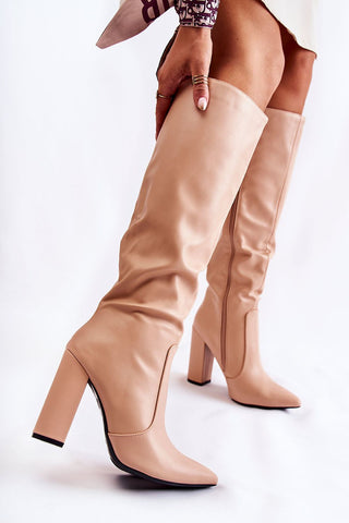  Laarzen met hoge hakken model 220511 Step in style 