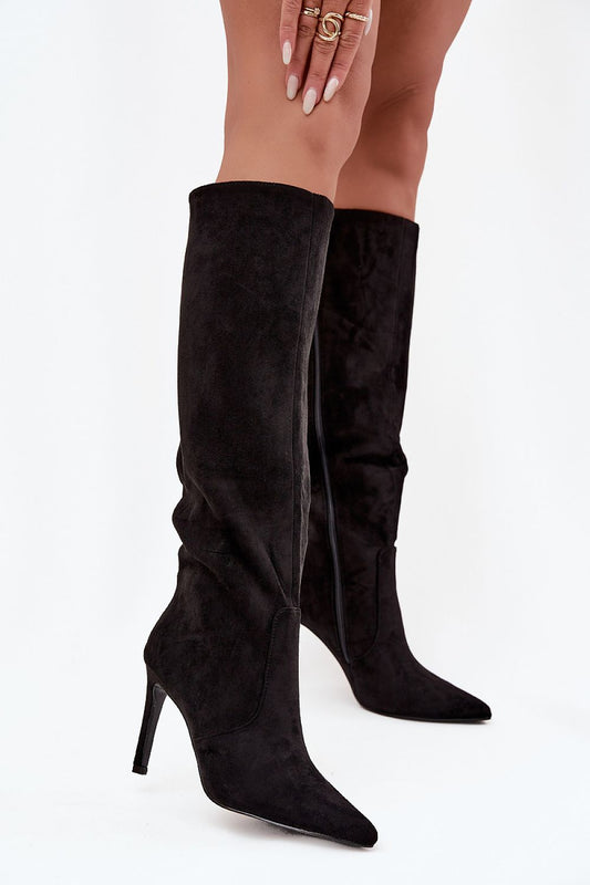  Laarzen met hoge hakken model 220514 Step in style 