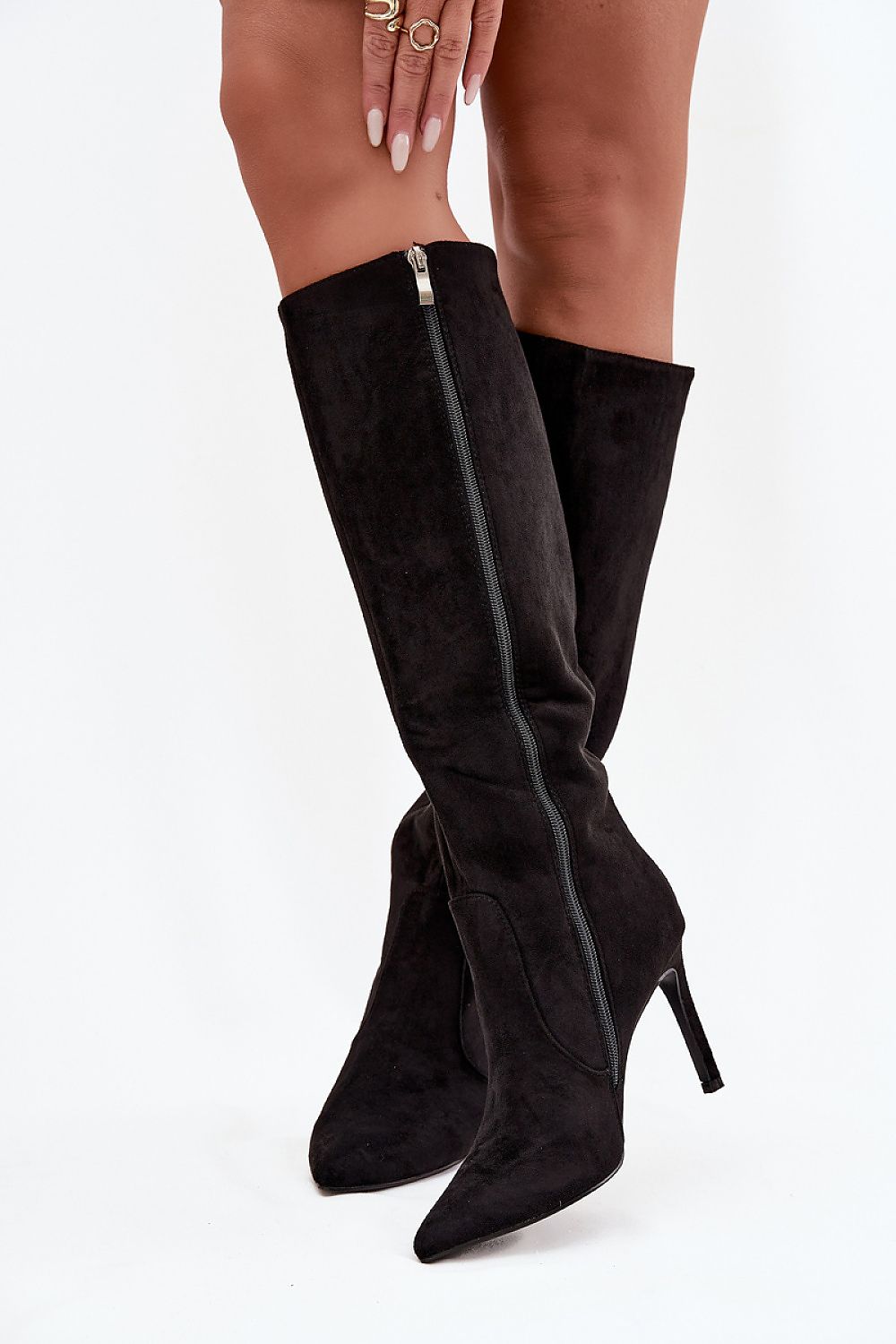  Laarzen met hoge hakken model 220514 Step in style 
