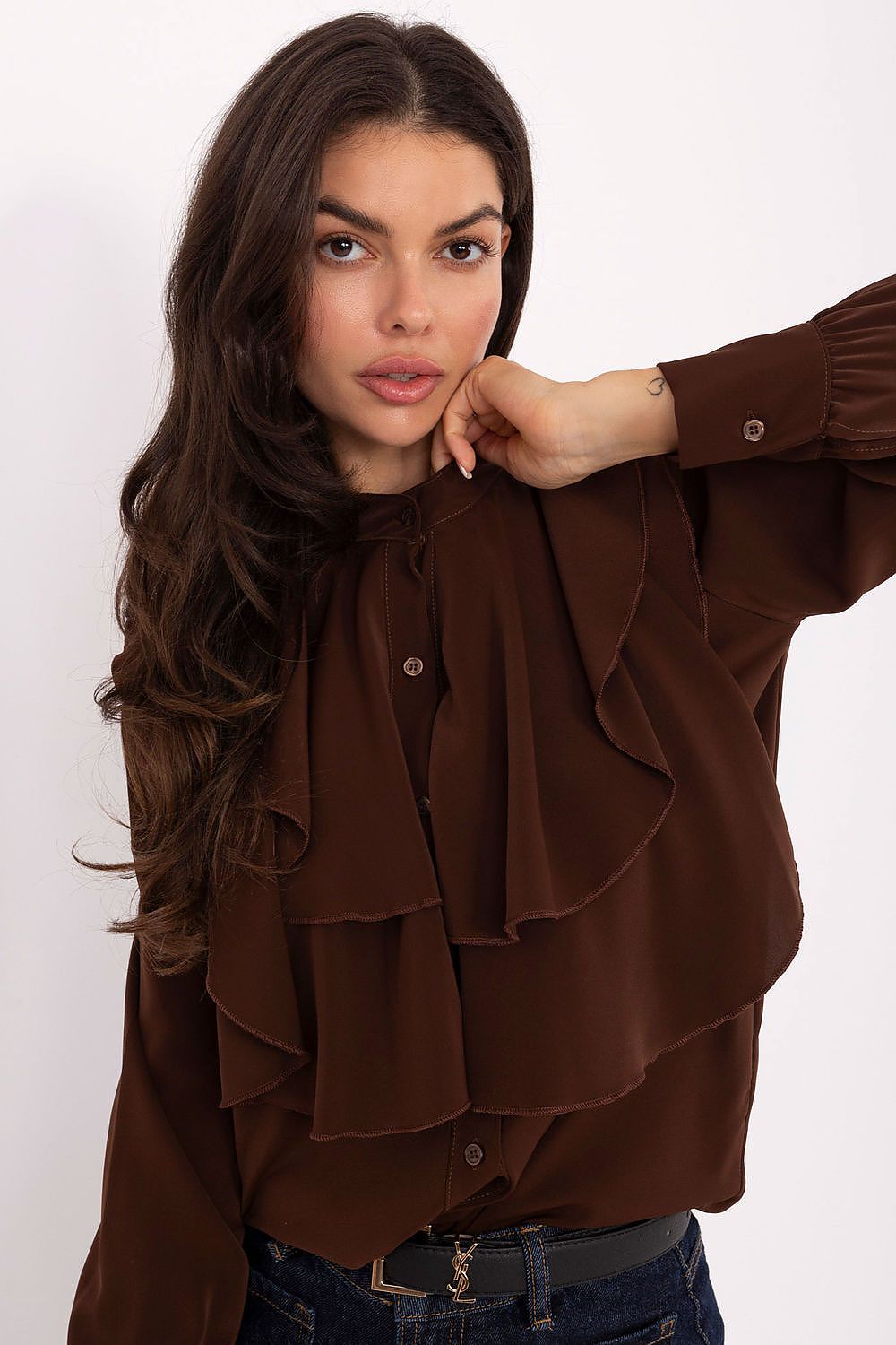  Overhemd met lange mouwen model 220563 Rue Paris 
