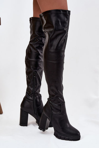  Laarzen met hoge hakken model 220713 Step in style 