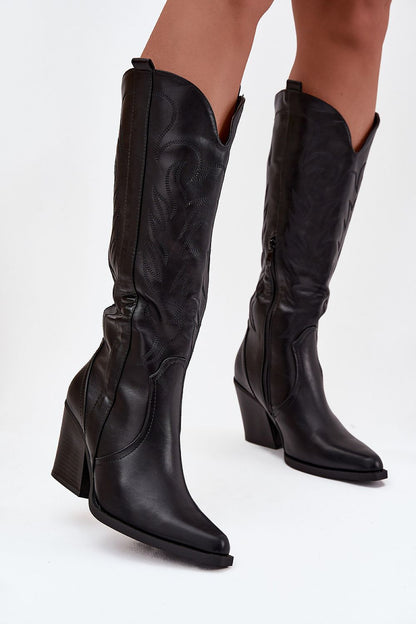  Laarzen met hoge hakken model 220714 Step in style 