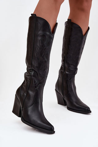  Laarzen met hoge hakken model 220714 Step in style 