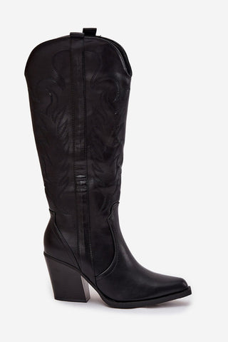  Laarzen met hoge hakken model 220714 Step in style 