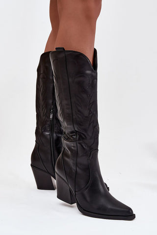  Laarzen met hoge hakken model 220714 Step in style 