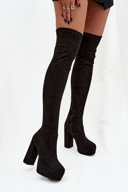  Laarzen met hoge hakken model 220717 Step in style 
