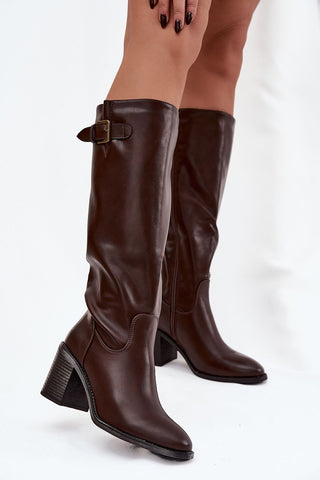  Laarzen met hoge hakken model 220721 Step in style 