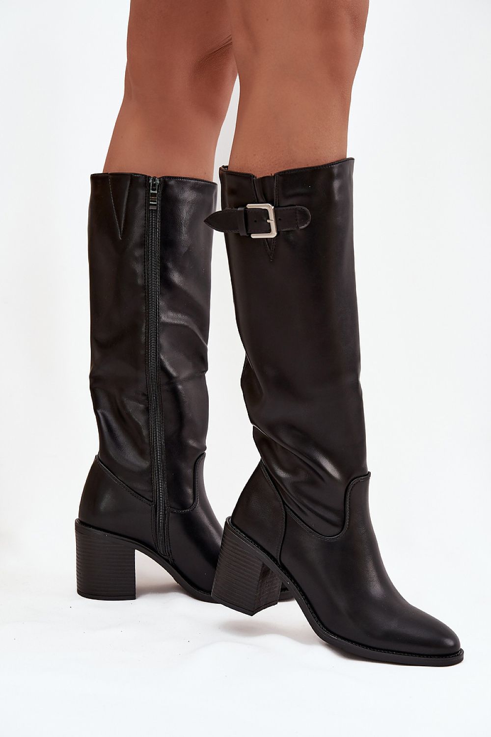  Laarzen met hoge hakken model 220722 Step in style 