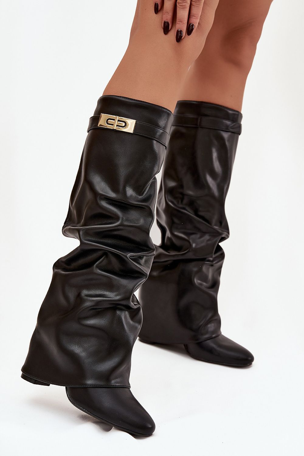  Laarzen met hoge hakken model 220723 Step in style 