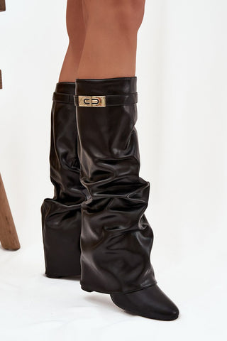  Laarzen met hoge hakken model 220723 Step in style 