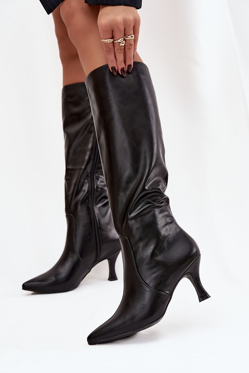  Laarzen met hoge hakken model 220724 Step in style 