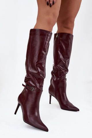  Laarzen met hoge hakken model 220725 Step in style 