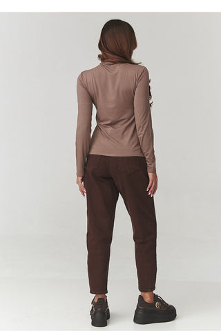  blouse model 220804 Makadamia 