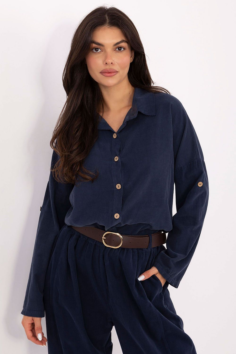  Overhemd met lange mouwen model 220822 Italy Moda 