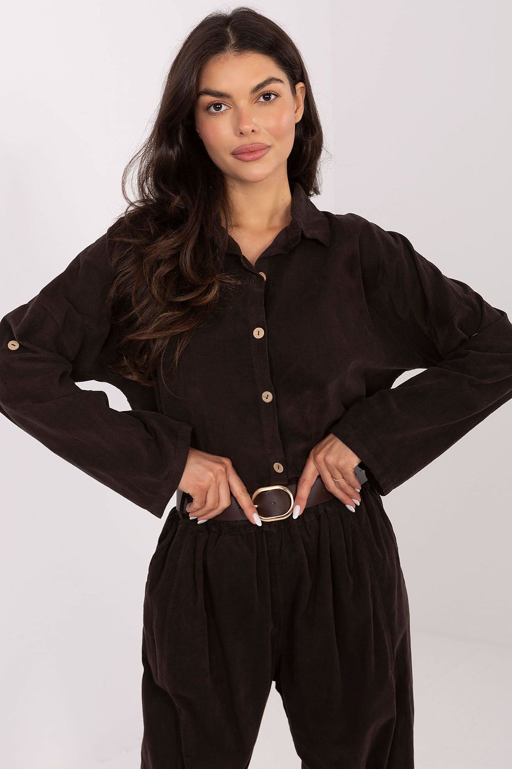  Overhemd met lange mouwen model 220827 Italy Moda 