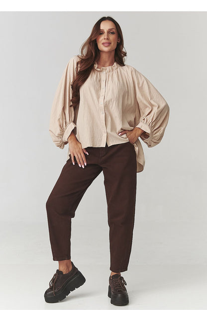 Damesoverhemd model 221048 Makadamia 