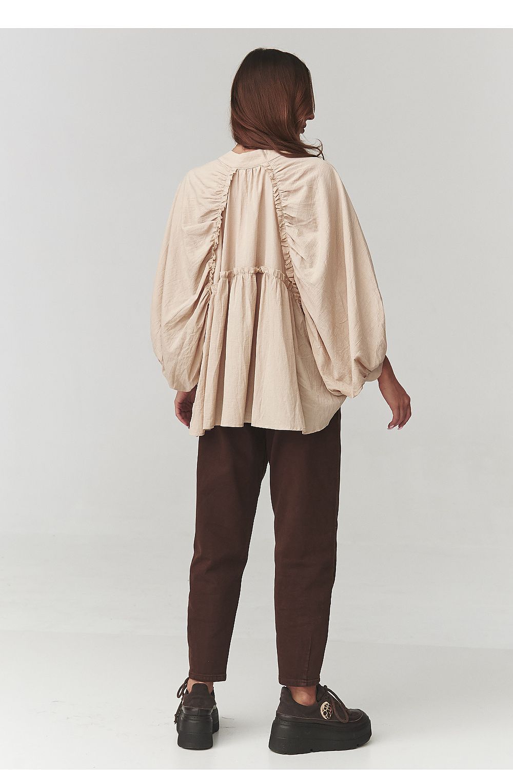  Damesoverhemd model 221048 Makadamia 