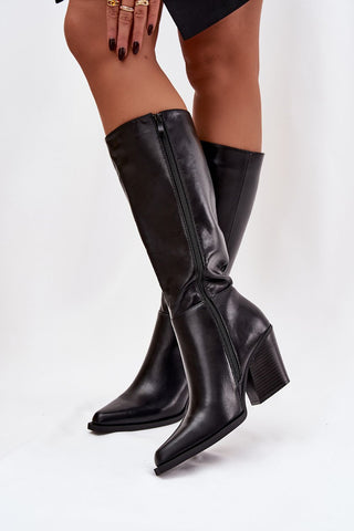  Laarzen met hoge hakken model 221156 Step in style 