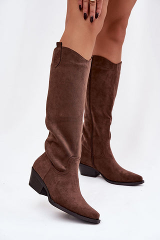  Laarzen met hoge hakken model 221157 Step in style 