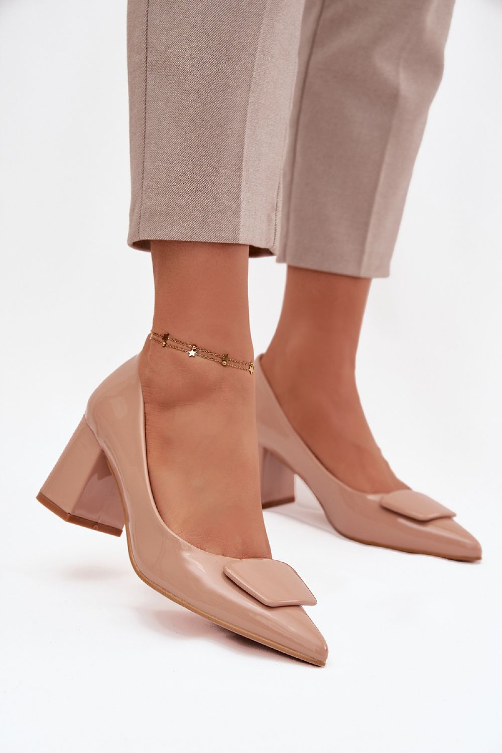  Pumps met dikke hak model 221173 Step in style 