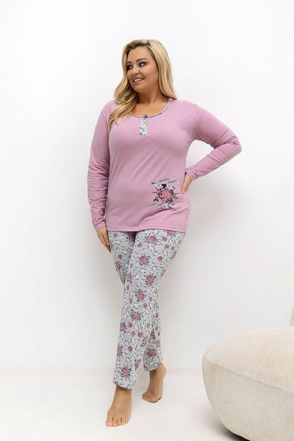  Plus Size Pyjama model 221188 Forever Pink 