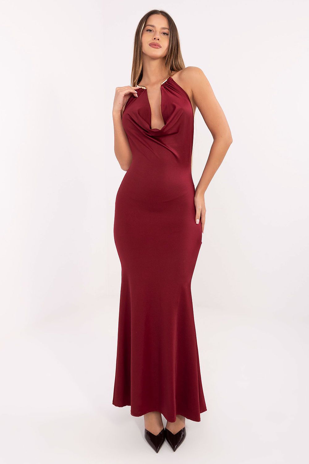  Lange jurk model 221322 Italy Moda 