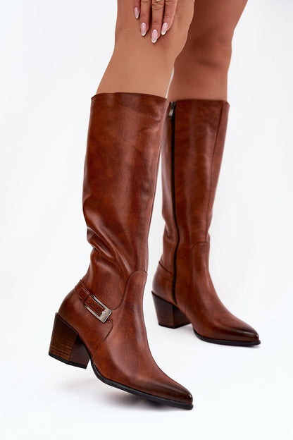  Laarzen met hoge hakken model 221523 Step in style 