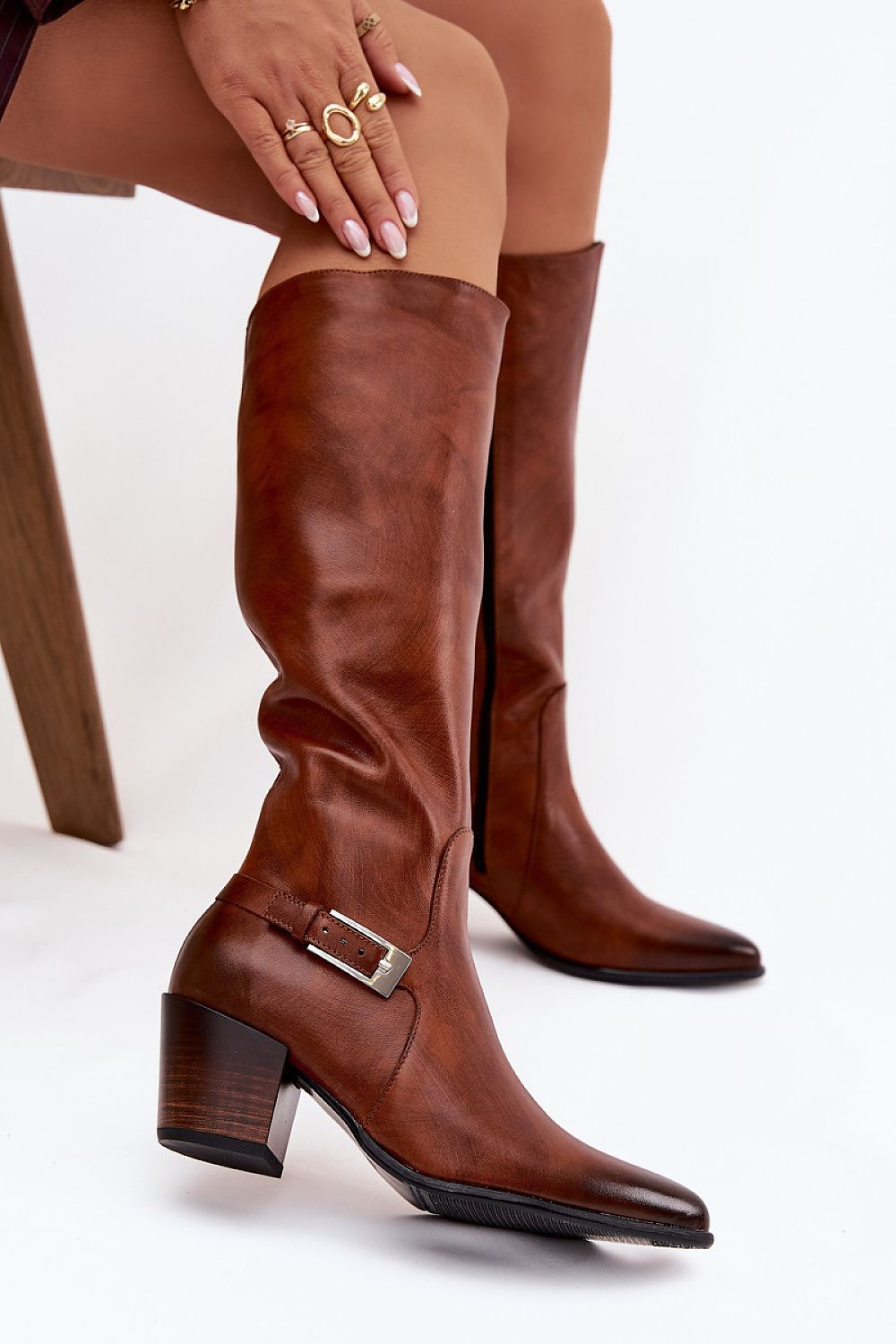  Laarzen met hoge hakken model 221523 Step in style 