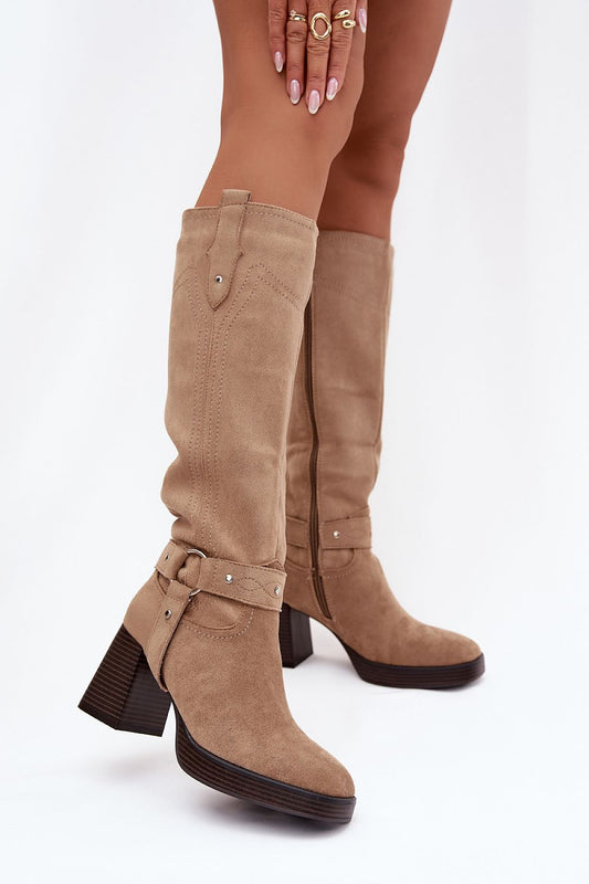  Laarzen met hoge hakken model 221526 Step in style 
