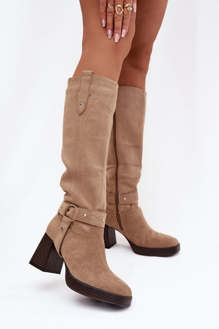  Laarzen met hoge hakken model 221526 Step in style 