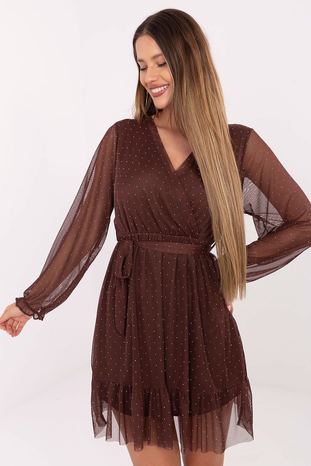  Korte jurk model 221587 Italy Moda 