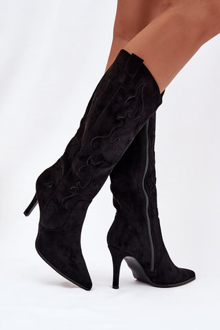  Laarzen met hoge hakken model 221906 Step in style 