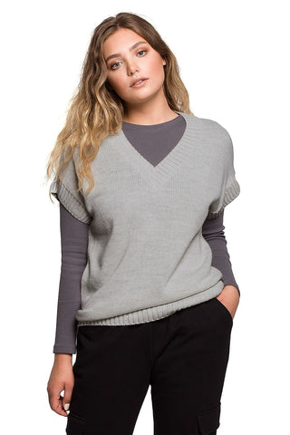 mouwloze trui model 157585 BE Knit 