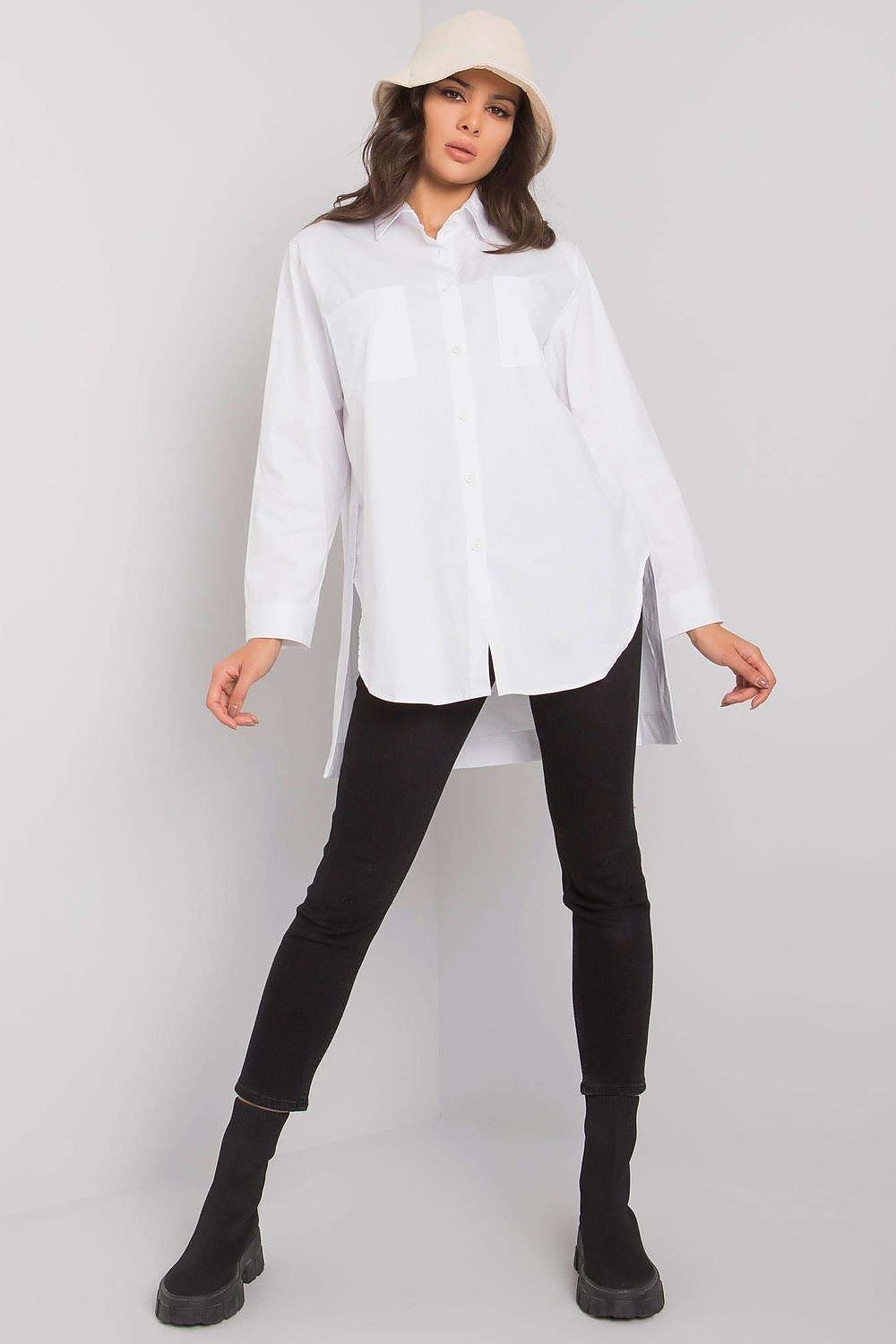  Overhemd met lange mouwen model 160742 Ex Moda 