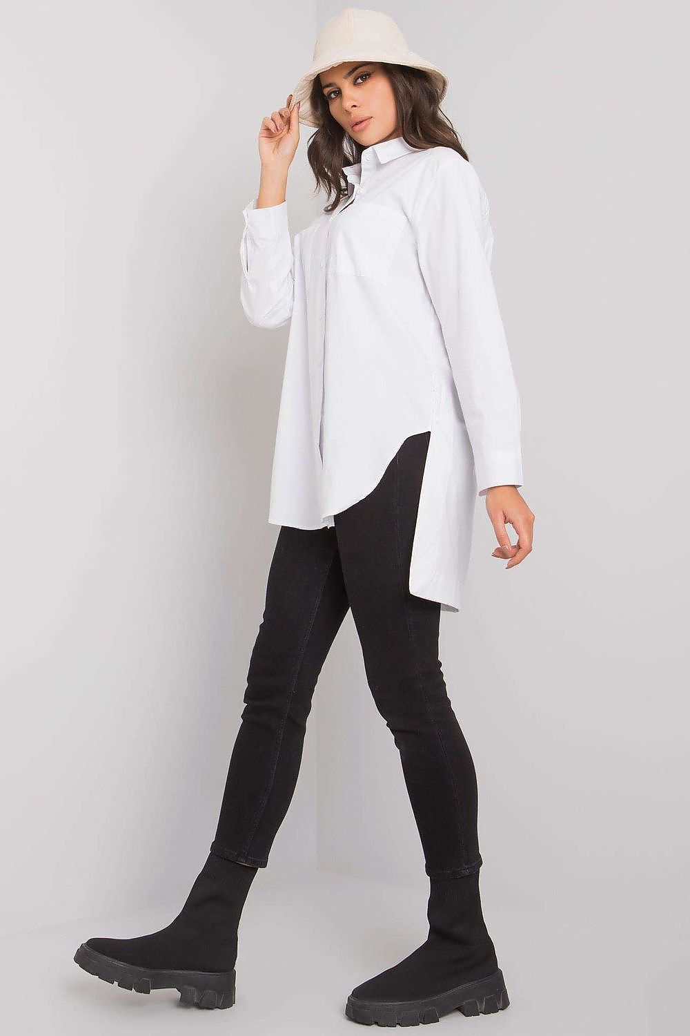  Overhemd met lange mouwen model 160742 Ex Moda 