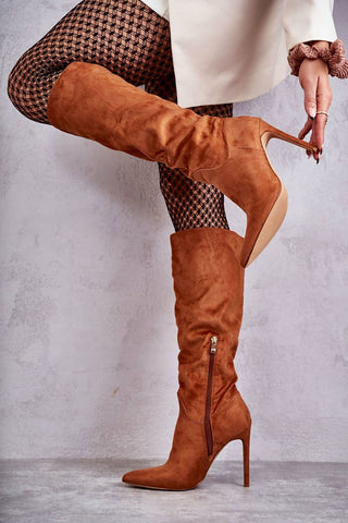  Laarzen met hoge hakken model 173608 Step in style 