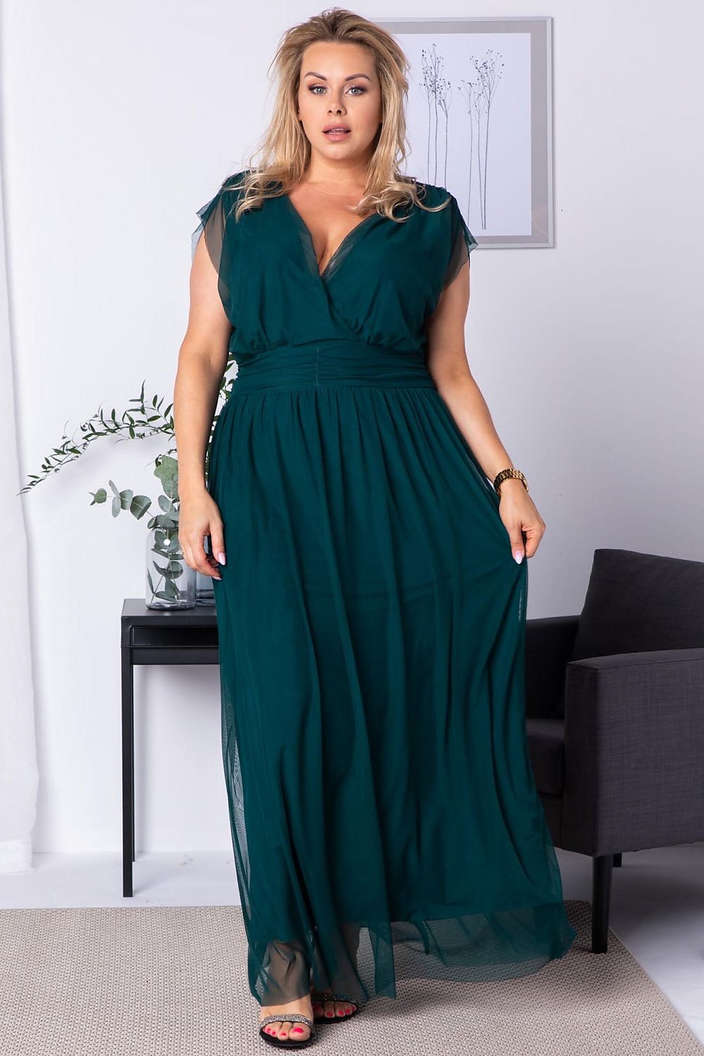  Plus size jurk model 175251 Karko 